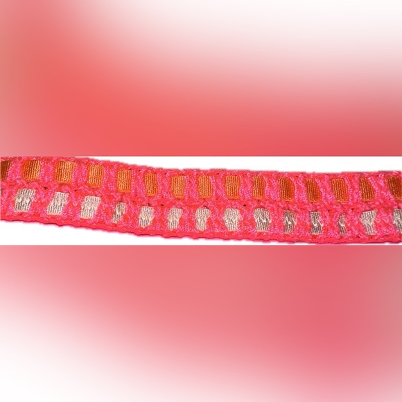 Retired Style Victorias Secret Pink Crochet Style Bikini Bottoms - Picture 3 of 3